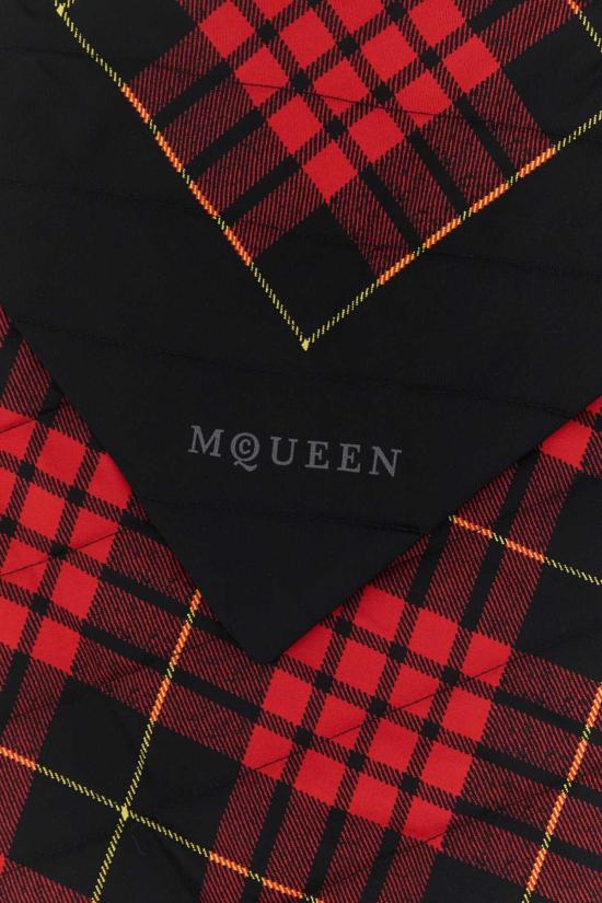  알렉산더 맥퀸 머플러/스카프 실크 스카프 블랙/레드 - ALEXANDER MCQUEEN