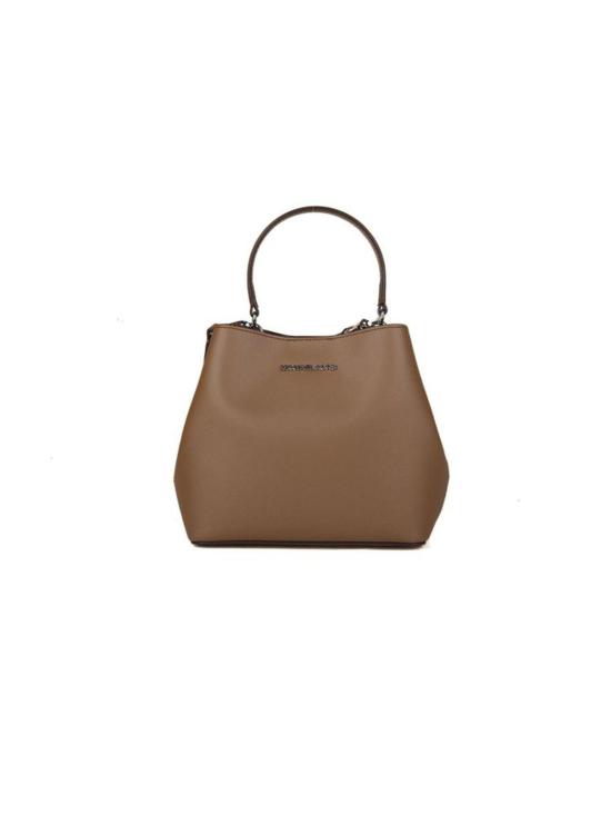  마이클 코어스 토트백 프랫 스몰 버킷 메신저 크로스바디 백 드리프트우드 - MICHAEL KORS
