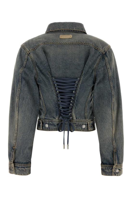  알렉산더 맥퀸 데님 자켓 재킷 블루미드워시 - ALEXANDER MCQUEEN