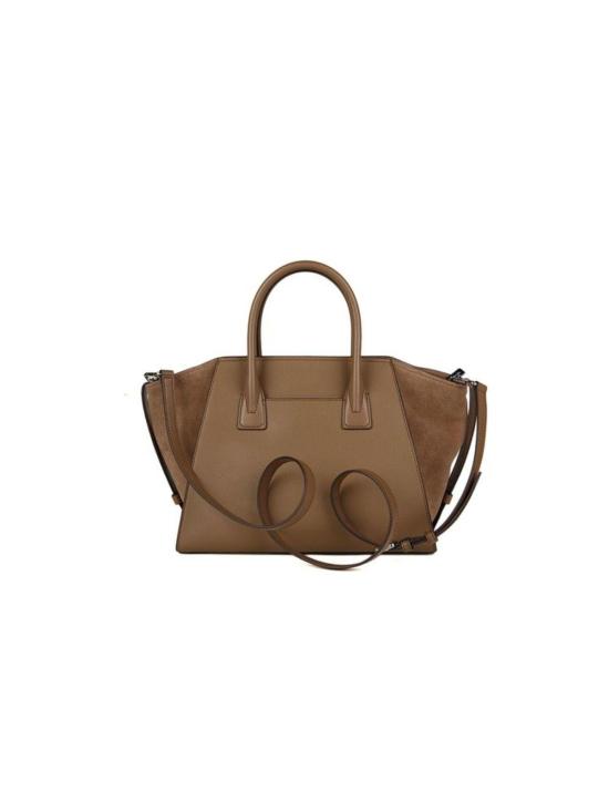  마이클 코어스 토트백 에이브릴 라지 탑 지퍼 사첼백 드리프트우드 - MICHAEL KORS