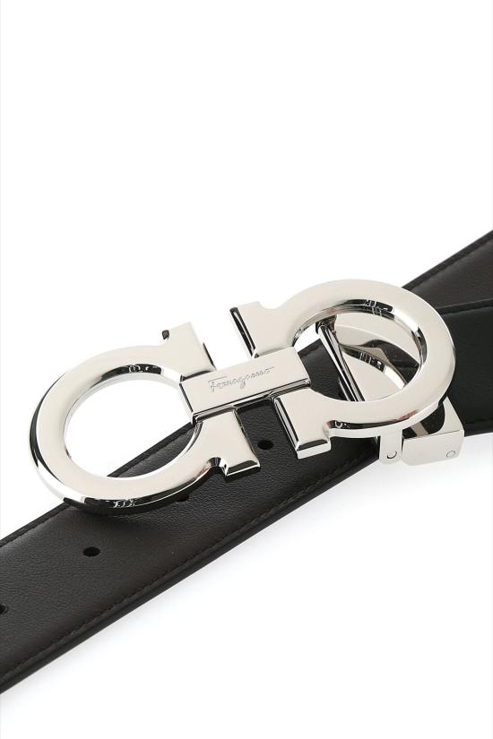  살바토레 페라가모 레귤러 벨트 페라가모 가죽  네로히코리 - SALVATORE FERRAGAMO