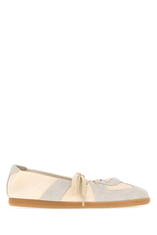  마르지엘라 플랫 슈즈 Maison Margiela 발레린 플랫 블리치드 샌드