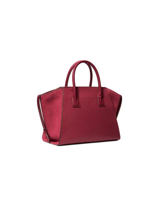  마이클 코어스 토트백 에이브릴 라지 탑 지퍼 사첼백 체리색 - MICHAEL KORS