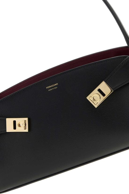  살바토레 페라가모 숄더백 페라가모 핸드백 블랙/버건디 - SALVATORE FERRAGAMO