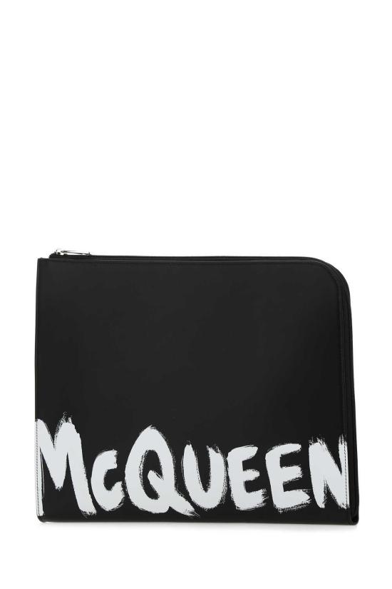  알렉산더 맥퀸 지갑 엑스트라  블랙/화이트 - ALEXANDER MCQUEEN
