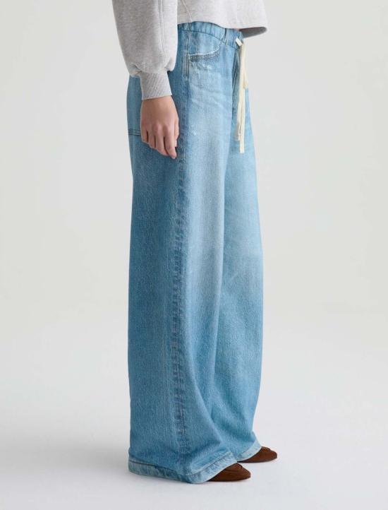  아드리아노 골드슈미드 데님 팬츠 Ag Jeans Stella 스웨트팬츠 - ADRIANO GOLDSCHMIED