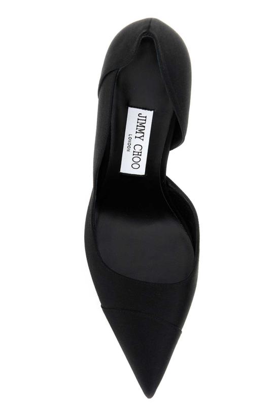  지미추 힐/펌프스 Jimmy Choo 스카프 콘 타코 힐 블랙 - JIMMY CHOO