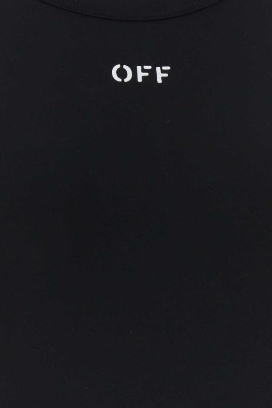  오프화이트 스웨터 오프 화이트 외장: 나일론 엘라스테인 마글리  블랙/화이트 - OFF WHITE