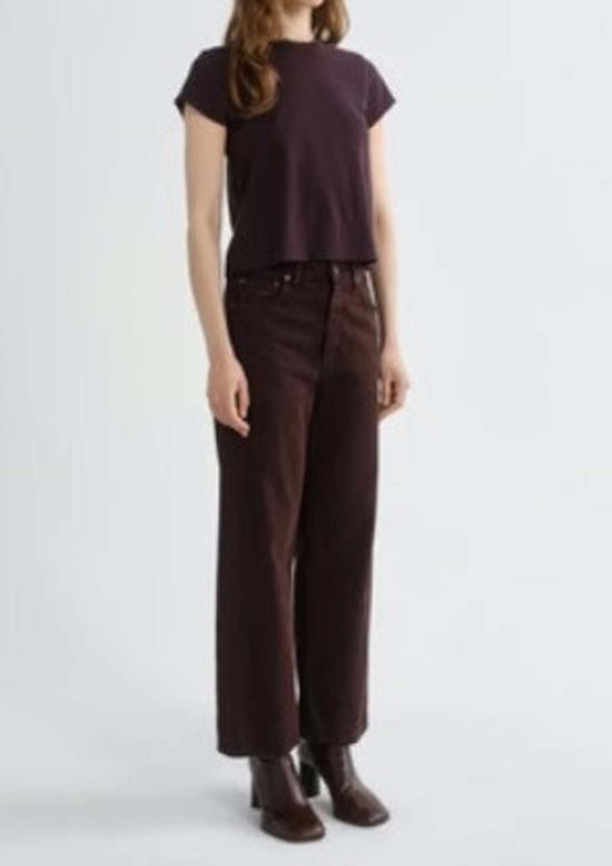  에이골디 데님 팬츠 Agolde Ren Jean 플라이웨이트 청바지 Sloeberry - AGOLDE