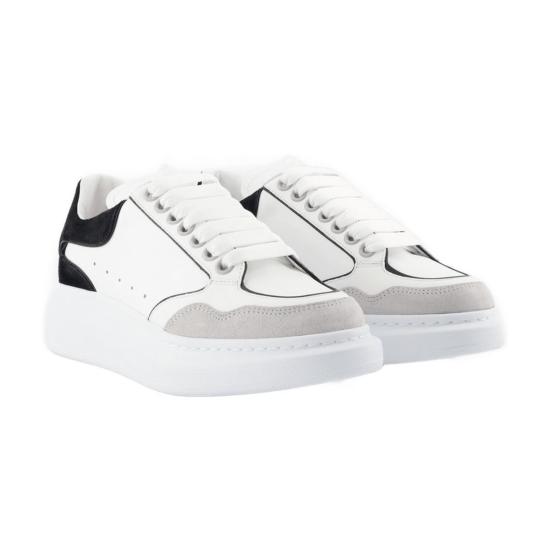  알렉산더 맥퀸 스니커즈 오버사이즈 송아지 가죽  그레이 - ALEXANDER MCQUEEN