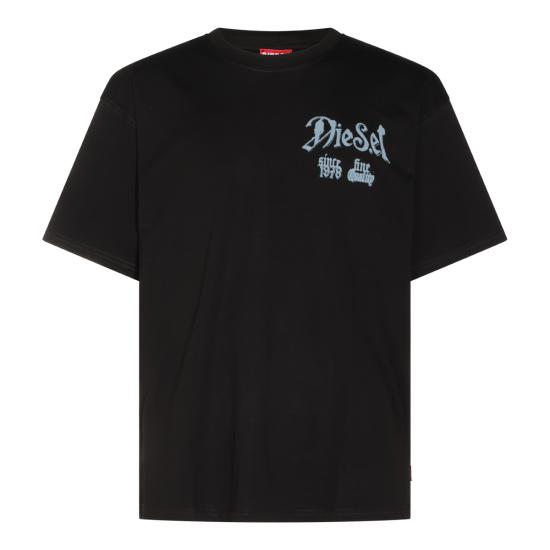 26FW 디젤 반팔 티셔츠 A22244 0QIAM9XX BLACK