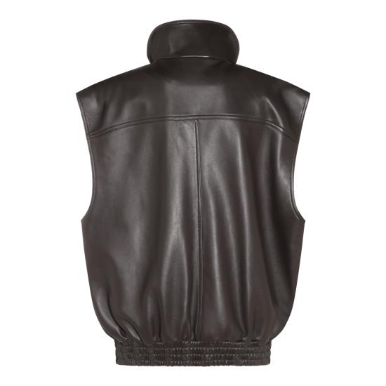 26FW 발렌시아가 가죽 자켓 A002FV TUS302505 MOKA - BALENCIAGA