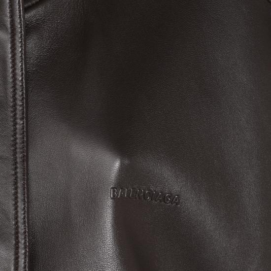 26FW 발렌시아가 가죽 자켓 A002FV TUS302505 MOKA - BALENCIAGA