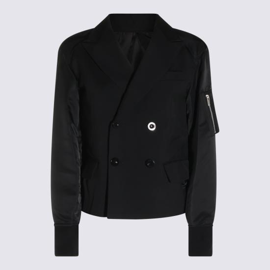 26FW 사카이 수트 자켓 2608564 001 BLACK - SACAI