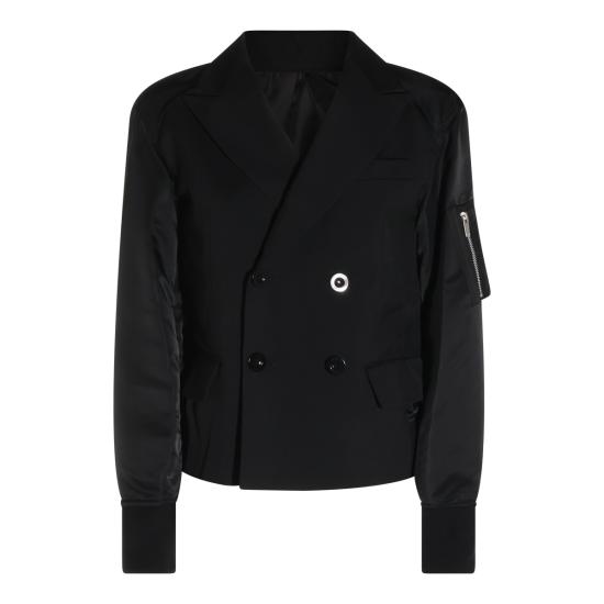 26FW 사카이 수트 자켓 2608564 001 BLACK