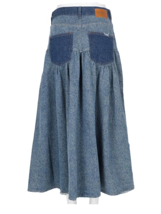  가니 데님 스커트 A1090247 567 Blue - GANNI