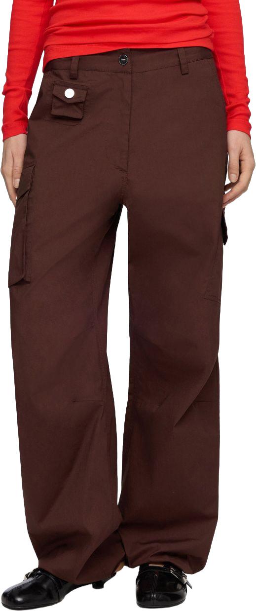26FW 가니 스트레이트 팬츠 A1080164979 BROWN - GANNI