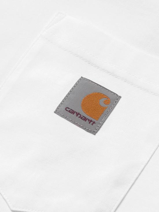 26FW 칼하트 WIP 숏슬리브 포켓 티셔츠 I030434 02XX WHITE - CARHARTT WIP