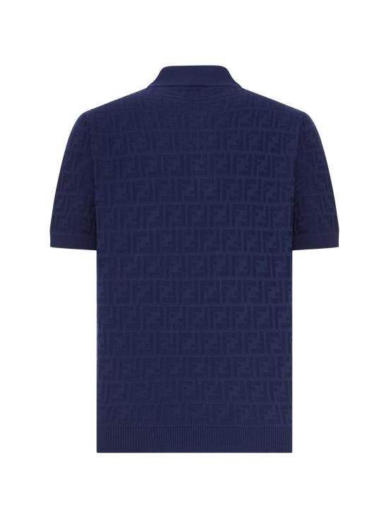 26FW 펜디 폴로 티셔츠 FZC162 AUW0F0QA2 NAVY - FENDI