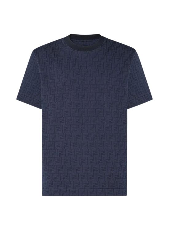 26FW 펜디 반팔 티셔츠 FY0936 AUR1F0QA2 NAVY