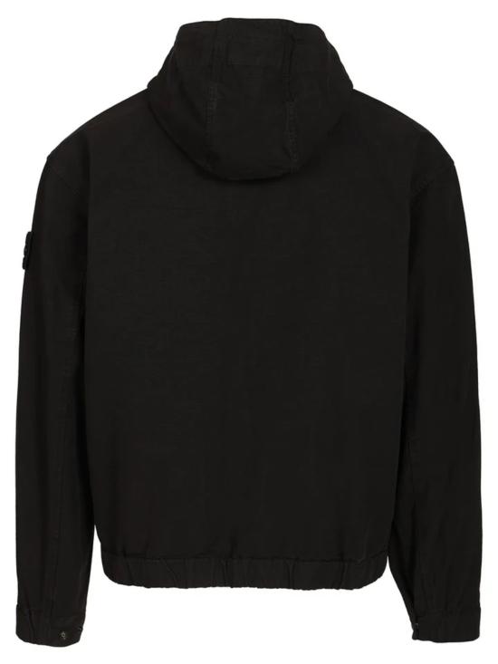 26FW 스톤 아일랜드 오가닉 코튼 립스톱 후드 오버셔츠 오가닉 코튼 립스톱 후드 오버셔츠 L2S15 1200011 S0211 V0029 - STONE ISLAND