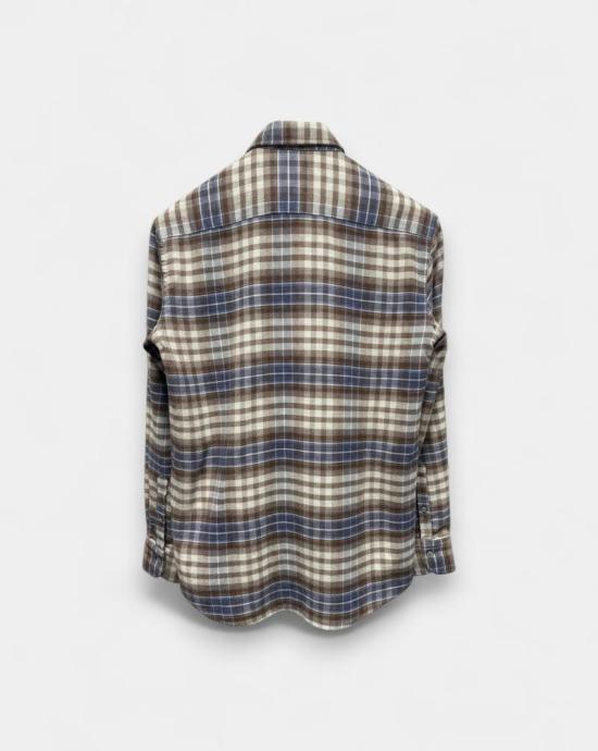  바스토치노 긴팔 셔츠 B4124 02 Navy brown - BASTONCINO