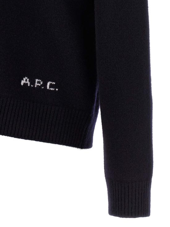 26FW 아페쎄 가디건 케빈 스웨터와 카디건 블루 - A.P.C.