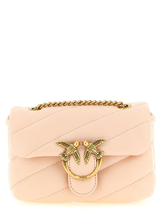 26FW 핑코 크로스백 러브 백 퍼프 크로스바디 백 핑크