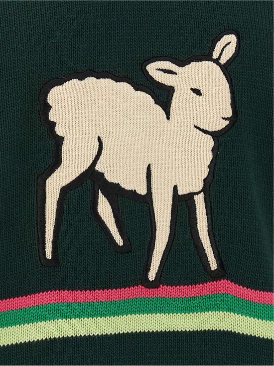 26FW JW앤더슨 스웨터 양털 스웨터와 카디건 (녹색) - JW ANDERSON