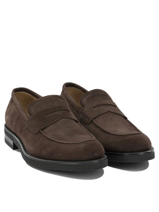 26FW 살바토레 페라가모 로퍼 스테파노 로퍼 & 슬리퍼 브라운 - SALVATORE FERRAGAMO