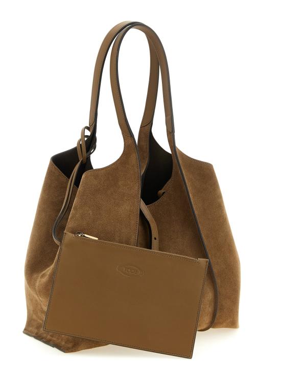 26FW 토즈 토트백 T 타임리스  브라운 - TODS