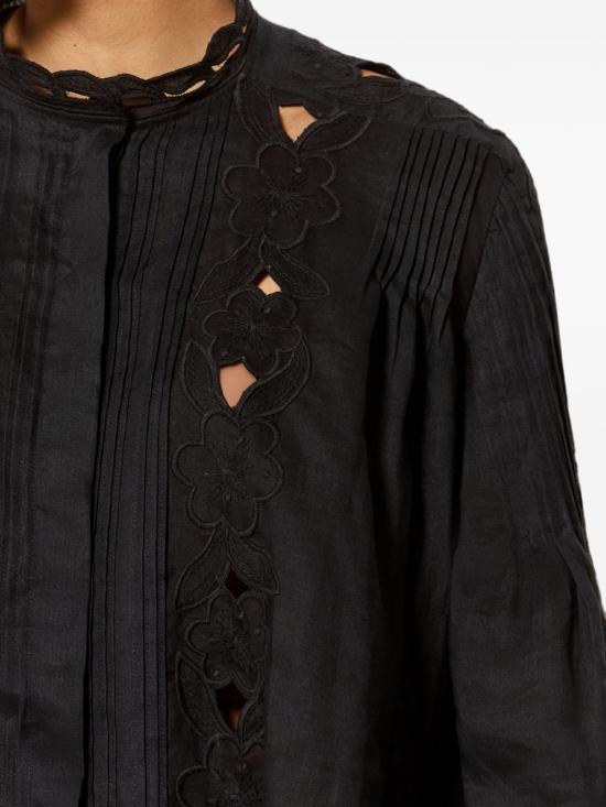 26FW 이자벨마랑 긴팔 티셔츠 HT0964FA D3J12I01BK NERO - ISABEL MARANT
