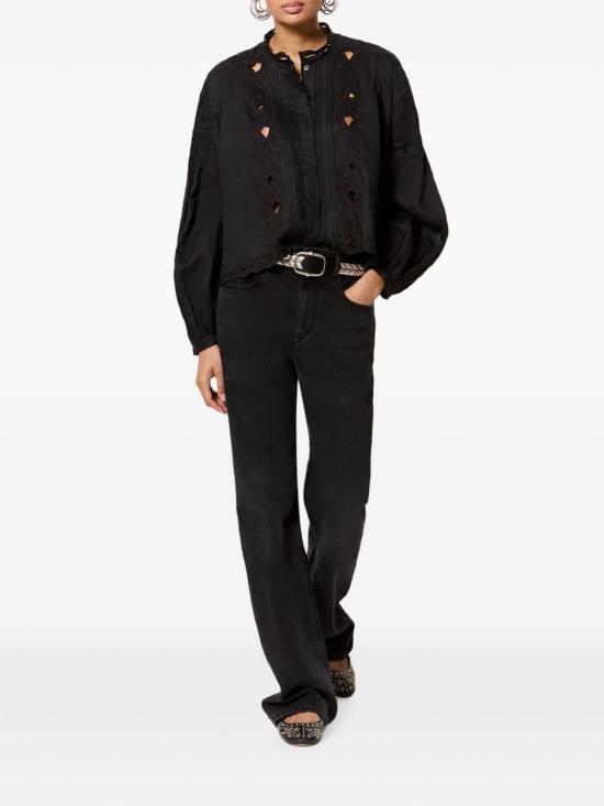 26FW 이자벨마랑 긴팔 티셔츠 HT0964FA D3J12I01BK NERO - ISABEL MARANT