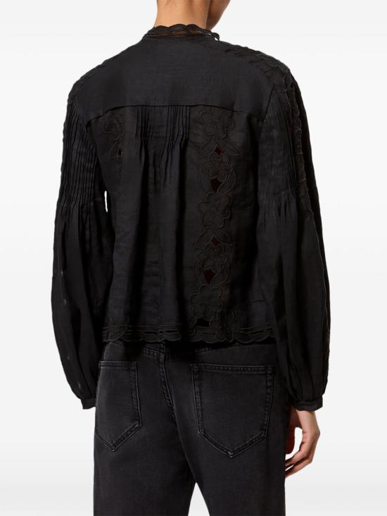 26FW 이자벨마랑 긴팔 티셔츠 HT0964FA D3J12I01BK NERO - ISABEL MARANT
