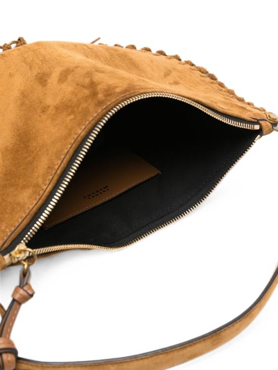 26FW 이자벨마랑 오스칸 호보 프린지 디테일 핸드백 BF0066FC C3C14M50CO Marrone - ISABEL MARANT