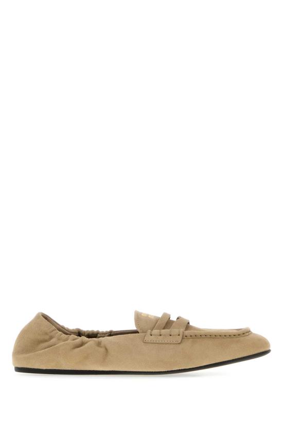 26FW 미우미우 루슈 나파 레더 로퍼 5D341EFD005008 F0F24 Beige o Tan