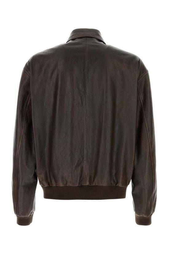 26FW 프라다 가죽 자켓 UPW622SOOO16IL F0003 Brown - PRADA
