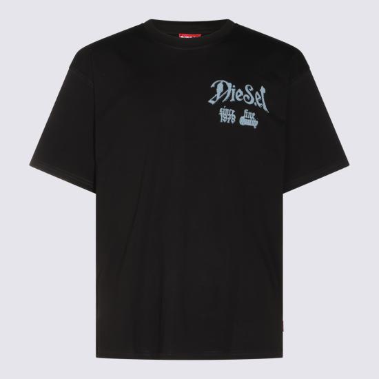 26FW 디젤 반팔 티셔츠 A22244 0QIAM9XX Black
