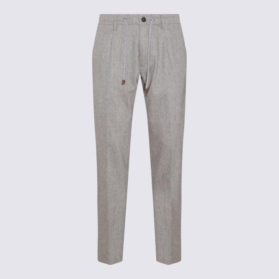 26FW 일레븐티 스트레이트 팬츠 X75PANB21 TES0H02713 Grigio chiaro