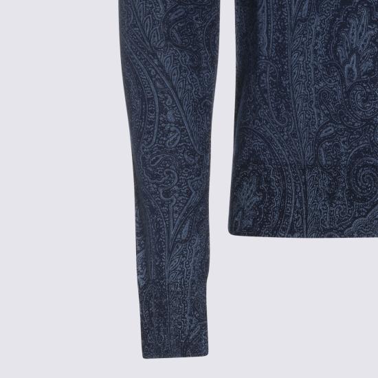 26FW 에트로 스웨터 MRKF0080 AK17JB0324 Navy - ETRO