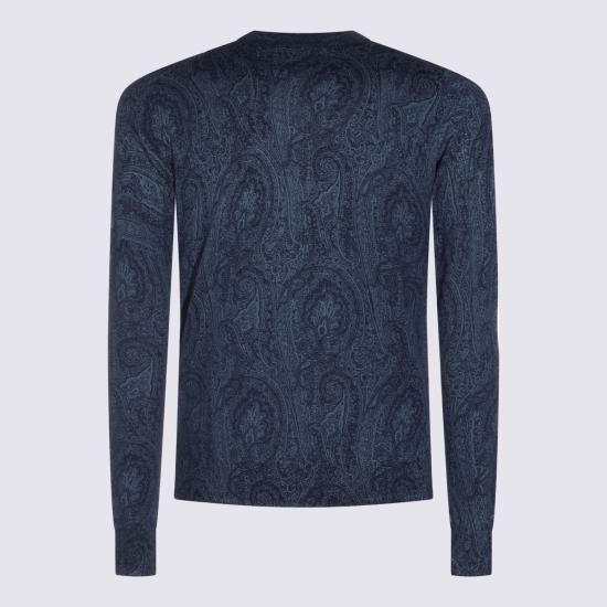 26FW 에트로 스웨터 MRKF0080 AK17JB0324 Navy - ETRO