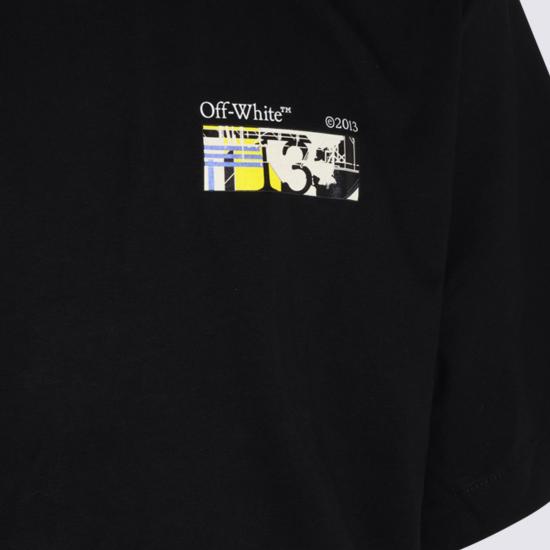 26FW 오프화이트 반팔 티셔츠 OMAA120F26 JER00Z001 Black - OFF WHITE