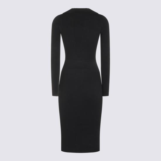 26FW 엘리자베타프랜치 미디 원피스 AM01S66E2 110 Nero - ELISABETTA FRANCHI