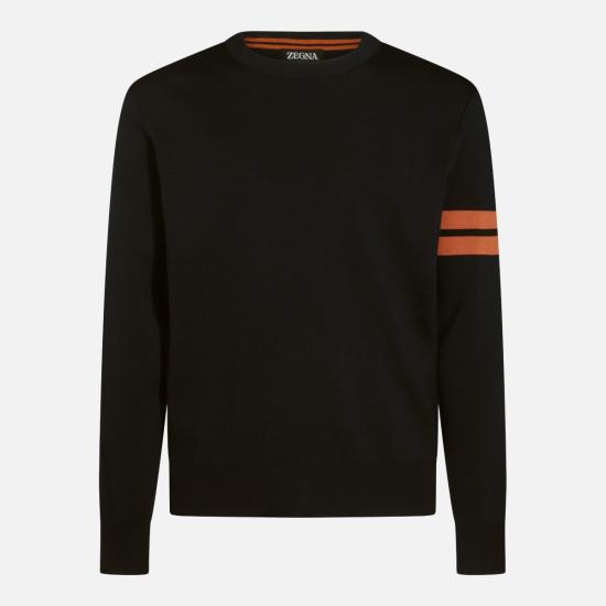 26FW 에르메네질도제냐 스웨터 E8M91 110K09 Black