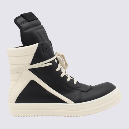 26FW 릭 오웬스 스니커즈 RU02F4894 LBBLCO9111 BLACK WHITE - RICK OWENS