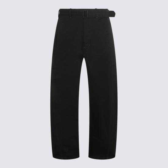 26FW 르메르 트위스트 벨티드 팬츠 PA326 LD1055BK999 Black