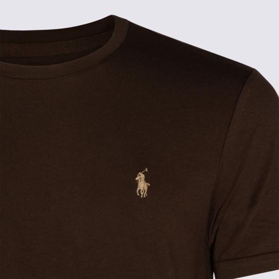 26FW 폴로 랄프로렌 포니로고 자수 반팔 티셔츠 710671438 533 NUTMEG BROWN C8663 - POLO RALPH LAUREN