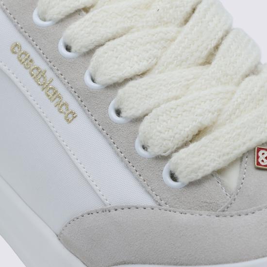 26FW 카사블랑카 스니커즈 APF26SNK025 01M WHITE CREAM - CASABLANCA