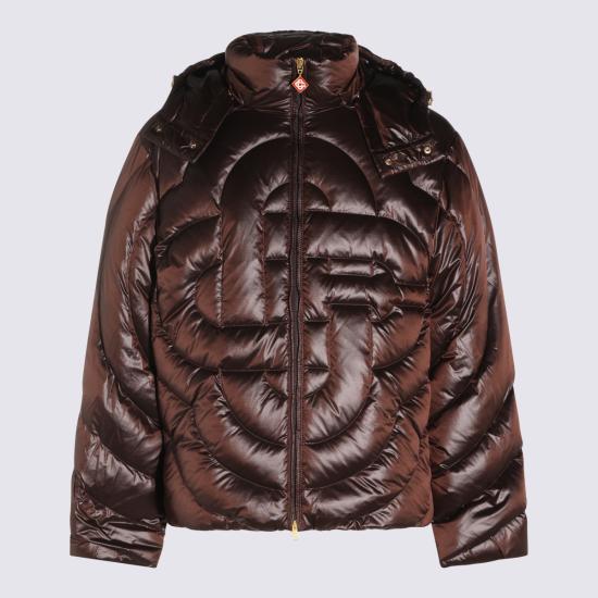 26FW 카사블랑카 패딩 MPF26OT227 02 Dark brown
