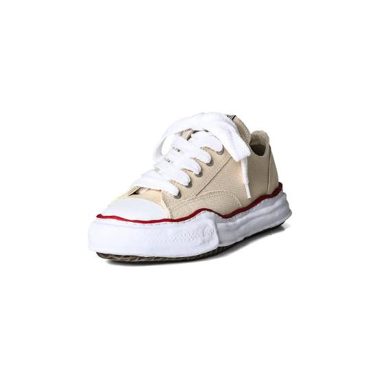 26SS 메종 미하라 야스히로 피터슨 OG 솔 캔버스 로우 A01FW702 NATURAL DOM - MAISON MIHARA YASUHIRO